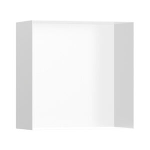 Hansgrohe XtraStoris Minimalistic Duvar nişi açık çerçeveli 300/300/140 Satin Beyaz