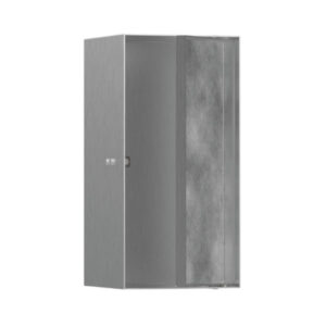 Hansgrohe XtraStoris Rock Duvar nişi seramik kaplanabilir kapak ile 300/150/140 Mat Paslanmaz Çelik