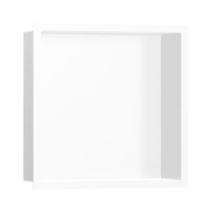 Hansgrohe XtraStoris Individual Duvar nişi Satin Beyaz tasarım çerçeveli 300/300/100 Satin Beyaz