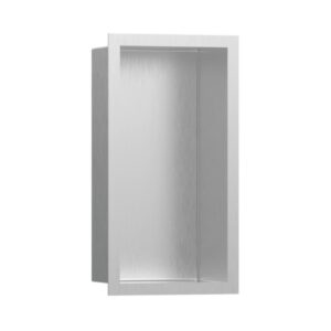 Hansgrohe XtraStoris Individual Duvar nişi Paslanmaz Çelik tasarım çerçeveli 300/150/100 Mat Paslanmaz Çelik