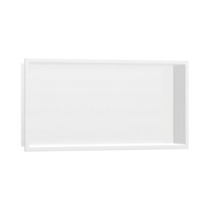 Hansgrohe XtraStoris Original Duvar nişi entegre çerçeveli 300/600/100 Satin Beyaz