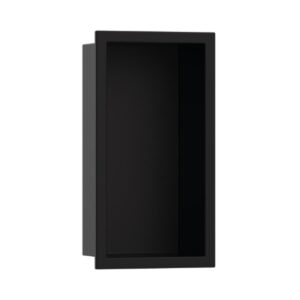 Hansgrohe XtraStoris Original Duvar nişi entegre çerçeveli 300/150/100 Satin Siyah