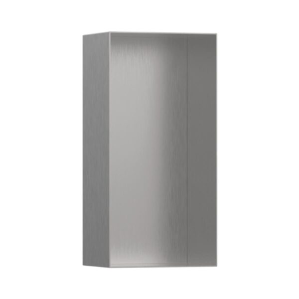 Hansgrohe XtraStoris Minimalistic Duvar nişi açık çerçeveli 300/150/100 Mat Paslanmaz Çelik