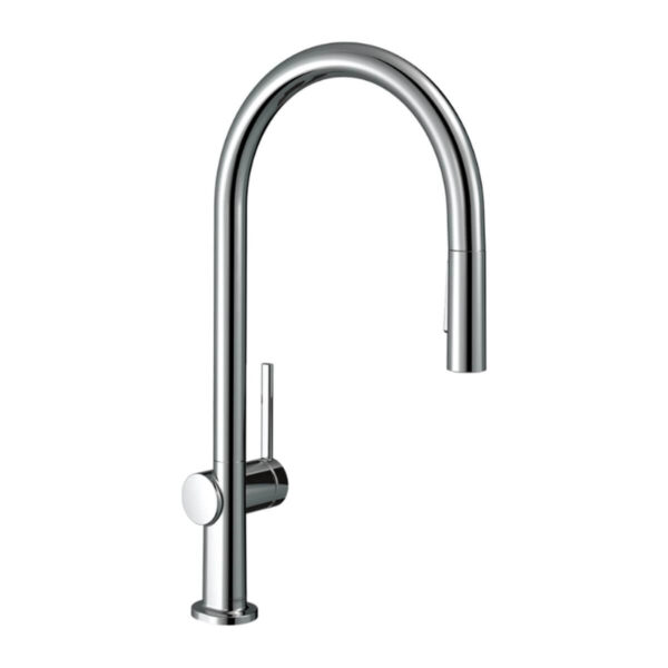 Hansgrohe Talis M54 Tek Kollu Eviye Bataryası 210, Çekilebilir El Duşu, 2jet Krom