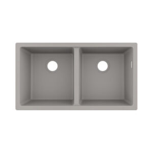 Hansgrohe S510-U770 SilicaTec Tezgahaltı Granit Eviye 380/370 Beton Grisi