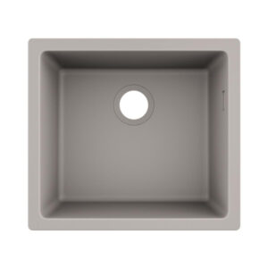 Hansgrohe S510-U450 SilicaTec Tezgahaltı Granit Eviye 450 Beton Grisi