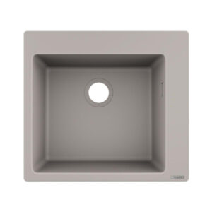 Hansgrohe S510-F450 SilicaTec Ankastre Granit Eviye 450 Beton Grisi