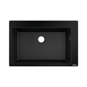 Hansgrohe S510-F660 SilicaTec Ankastre Granit Eviye 660 Grafit Siyahı