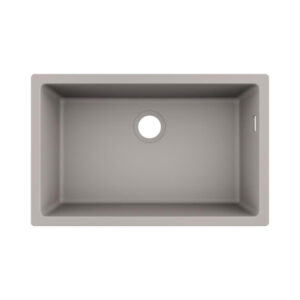 Hansgrohe S510-U660 SilicaTec Tezgahaltı Granit Eviye 660 Beton Grisi