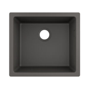 Hansgrohe S510-U450 SilicaTec Tezgahaltı Granit Eviye 450 Taş Grisi