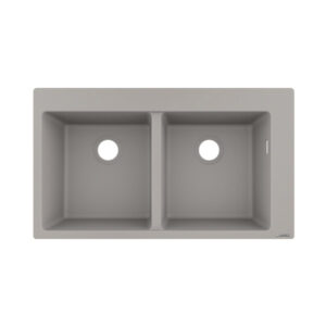 Hansgrohe S510-F770 SilicaTec Ankastre Granit Eviye 370/370 Beton Grisi