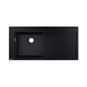 Hansgrohe S5110-F450 SilicaTec Ankastre Granit Eviye 450 Damlalıklı Grafit Siyahı