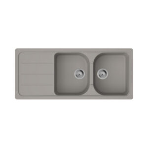 Hansgrohe S520-F735 SilicaTec Ankastre Eviye Otomatik Gider Seti İle Beton Grisi