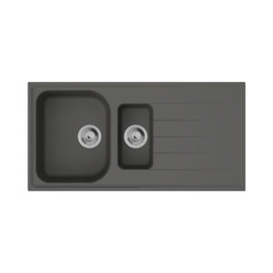 Hansgrohe S520-F525 SilicaTec Ankastre Eviye Otomatik Gider Seti İle Taş Grisi