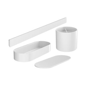 Hansgrohe WallStoris Banyo Paketi 4 Parça Satin Beyaz
