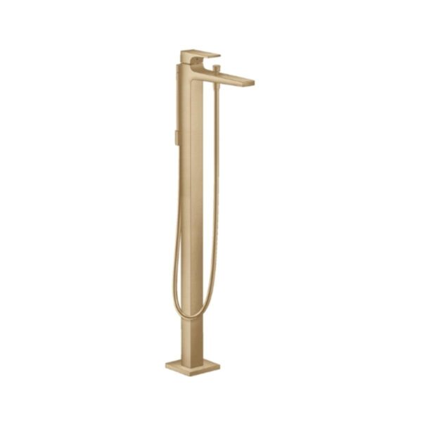 Hansgrohe Metropol Tek kollu banyo Bataryası çubuk volan ile yerden Mat Bronz