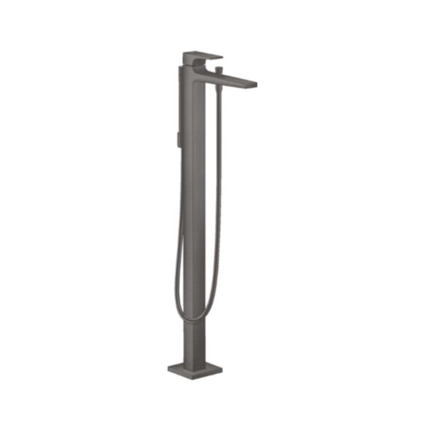 Hansgrohe Metropol Tek kollu banyo Bataryası çubuk volan ile yerden Mat Siyah