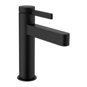 Hansgrohe Finoris Tek Kollu Lavabo Bataryası 110 Kumandalı Satin Siyah
