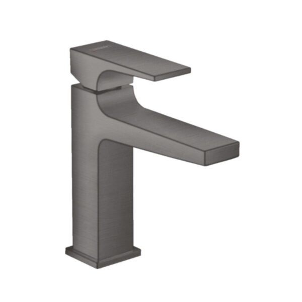 Hansgrohe Metropol Tek kollu lavabo Bataryası 110 çubuk volan ve bas-aç gider seti ile Mat Siyah