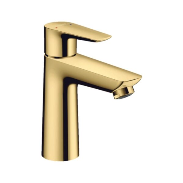 Hansgrohe Talis E Tek Kollu Lavabo Bataryası 110 Parlak Altın Optik